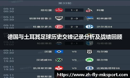 德国与土耳其足球历史交锋记录分析及战绩回顾